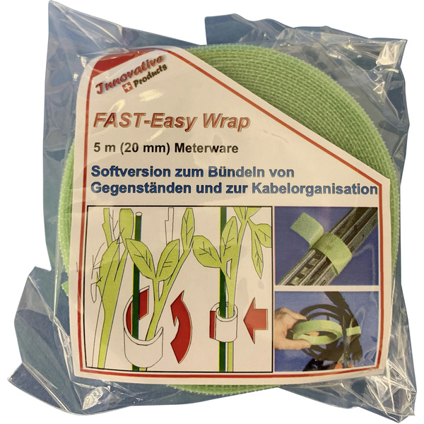 FASTECH® 704-322-Bag Klettband für Pflanzen und Garten Haft- und Flauschteil (L x B) 5000mm x 20mm Grün 5m