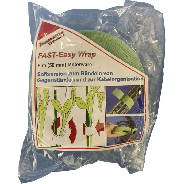 FASTECH® 705-322-Bag Klettband für Pflanzen und Garten Haft- und Flauschteil (L x B) 5000mm x 50mm Grün 5m