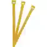 FASTECH® ETK-3-250-0208 Klettkabelbinder zum Bündeln Haft- und Flauschteil (L x B) 250mm x 13mm Gelb FASTECH® ETK-3-250-0208 Klettkabelbinder zum Bündeln Haft- und Flauschteil (L x B) 250mm x 13mm Gelb