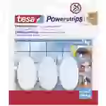 TESA POWERSTRIPS® Klebehaken Oval Weiß Inhalt: 3St. TESA POWERSTRIPS® Klebehaken Oval Weiß Inhalt: 3St.