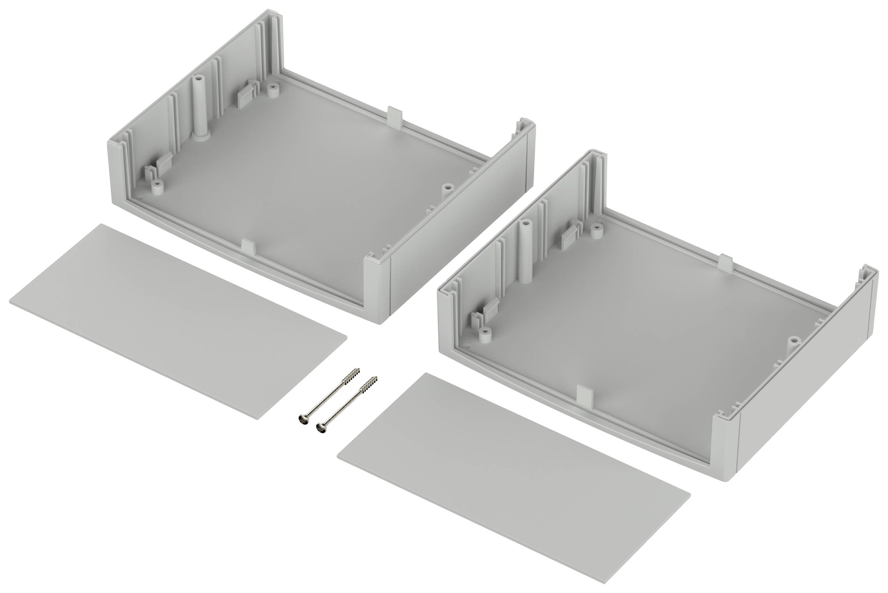 Bopla UNIMAS U 160 26160000 Elektronikgehäuse 160 x 133 x 75 Polystyrol (EPS) Lichtgrau (RAL 7035) 1St.