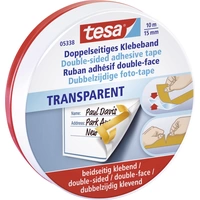 tesa 05338-00000-01 Doppelseitiges Klebeband Transparent (L x B) 10 m x 15 mm 1 St. tesa 05338-00000-01 Doppelseitiges Klebeband Transparent (L x B) 10 m x 15 mm 1 St.