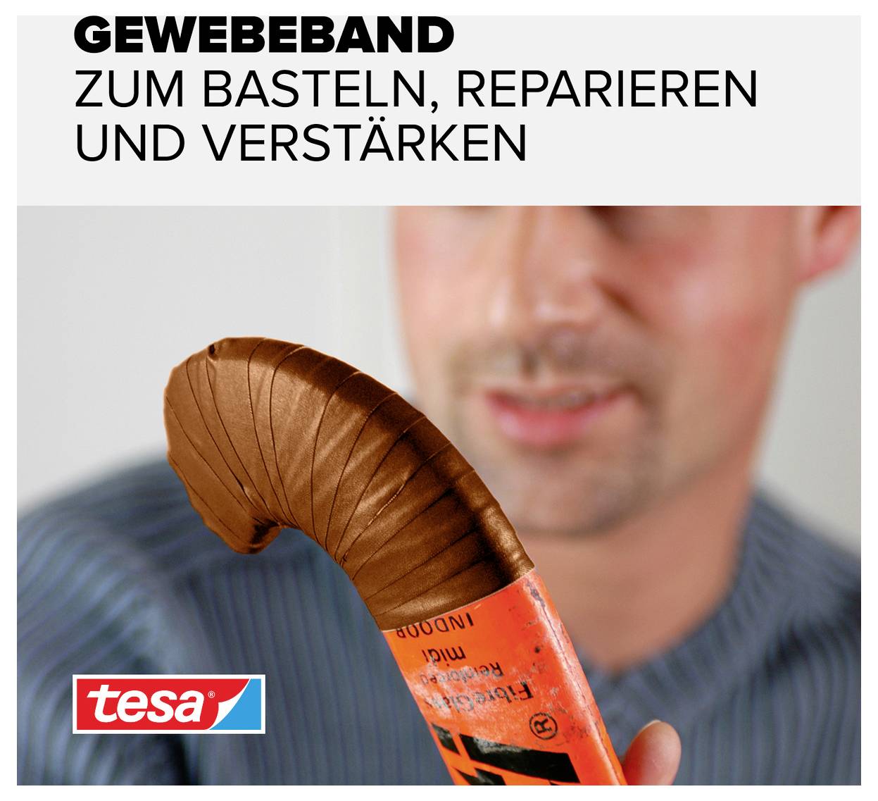 tesa PERFECT 56341-00034-03 Gewebeklebeband tesa® extra Power Braun (L x B) 2.75 m x 19 mm 1 St.