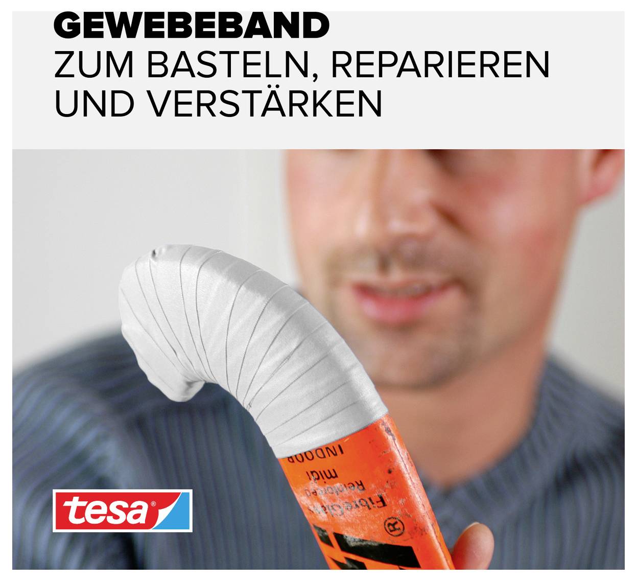 tesa PERFECT 56341-00028-03 Gewebeklebeband tesa® extra Power Weiß (L x B) 2.75 m x 19 mm 1 St.
