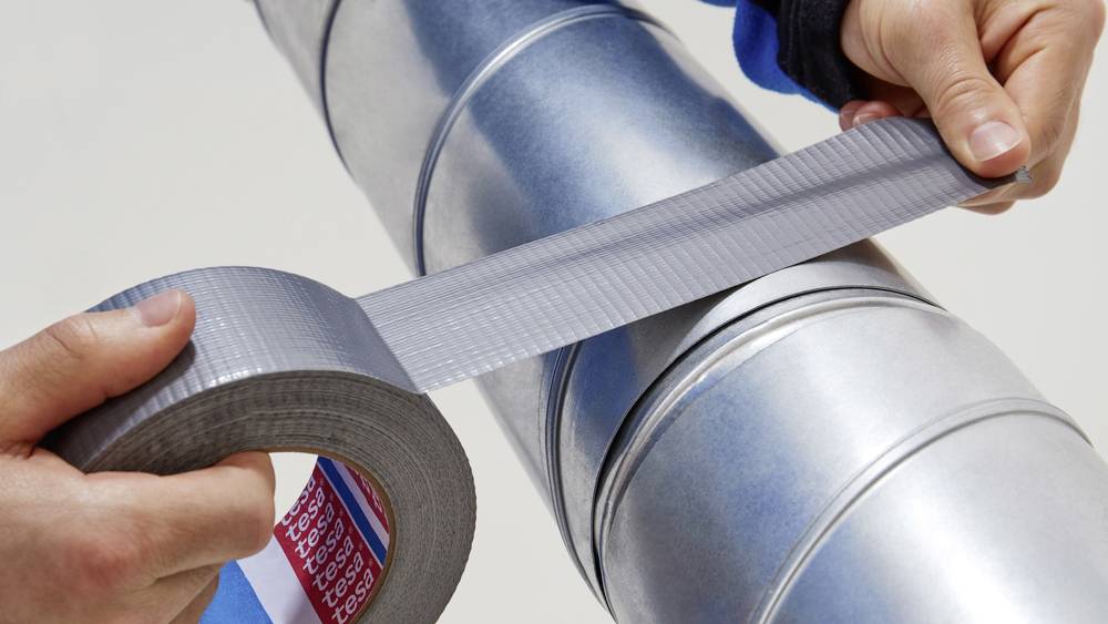 Gewebeband Univ.duct tape 4613 schwarz L.50m B.48mm Rl.TESA