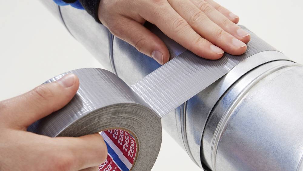 TESA 04613-00037-01 Gewebeklebeband tesa® Duct tape Silber (L x B) 50m x 48mm 1St.