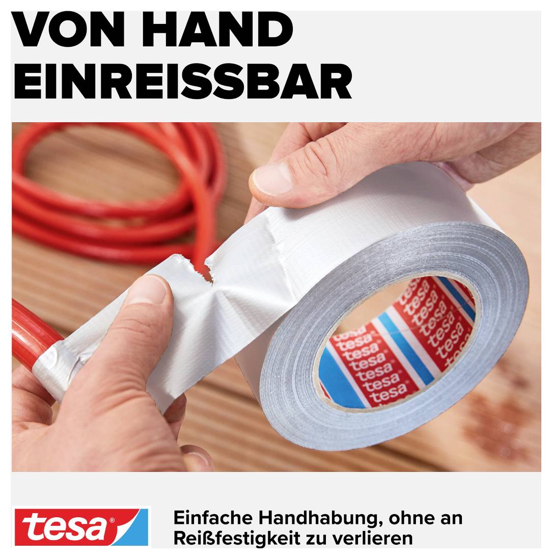 tesa UNIVERSAL 56388-00002-05 Gewebeklebeband tesa® extra Power Weiß (L x B) 25 m x 50 mm 1 St.