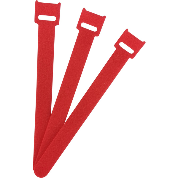 FASTECH® ETK-3-150-1339 Klettkabelbinder zum Bündeln Haft- und Flauschteil (L x B) 150mm x 13mm Rot