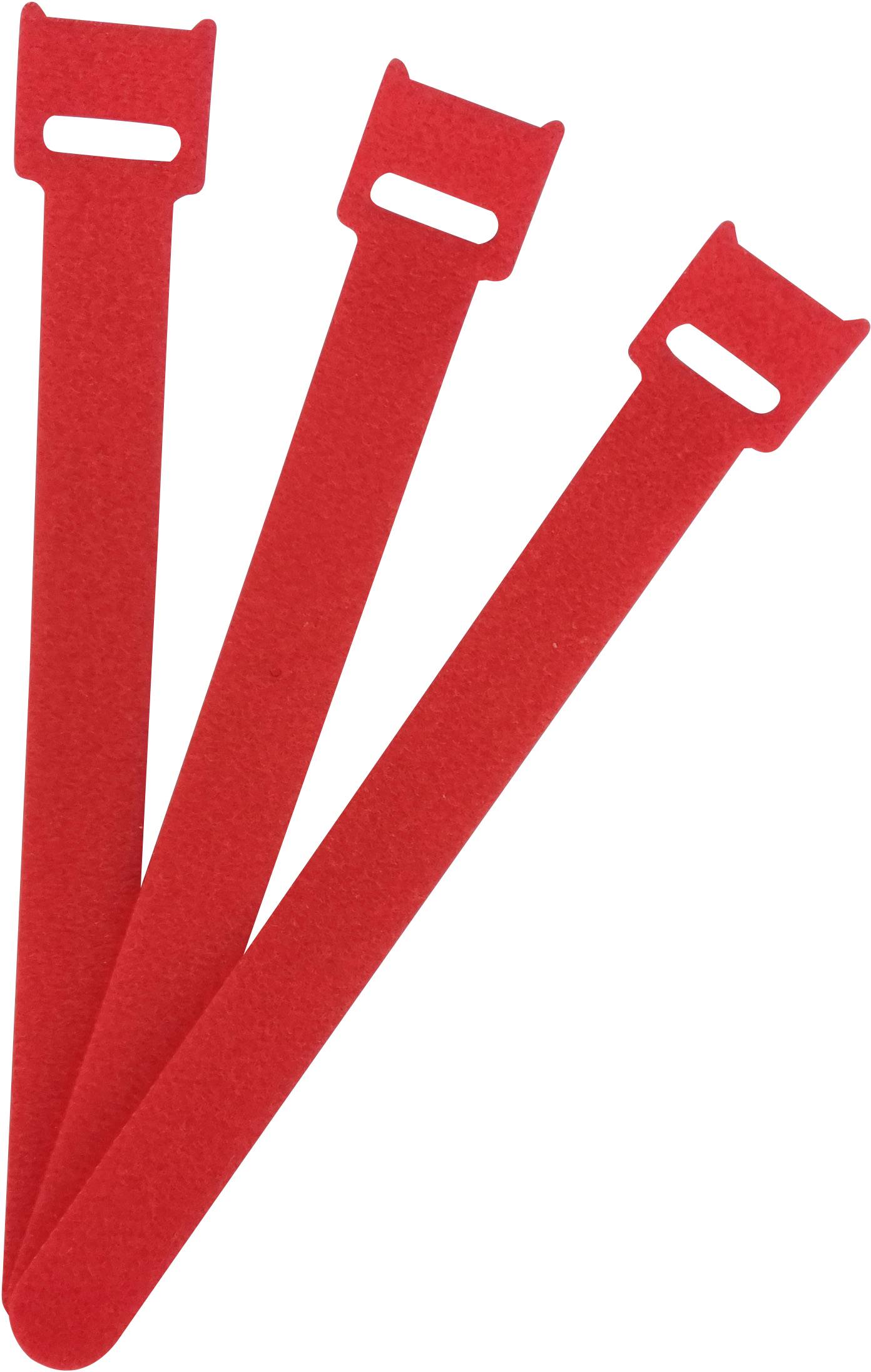 FASTECH® ETK-3-150-1339 Klettkabelbinder zum Bündeln Haft- und Flauschteil (L x B) 150mm x 13mm Rot