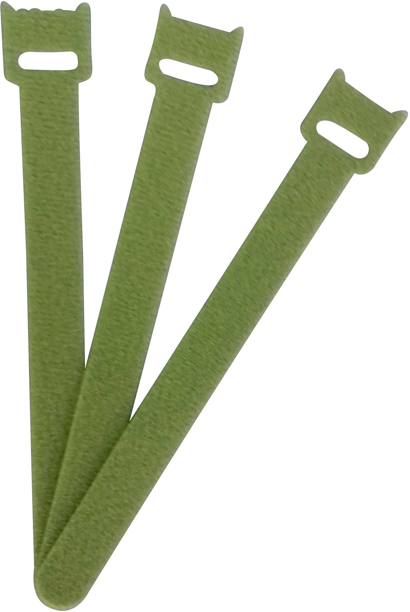 FASTECH® ETK-3-150-0332 Klettkabelbinder zum Bündeln Haft- und Flauschteil (L x B) 150 mm x 13 mm Grün