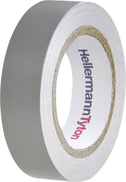 HellermannTyton HelaTape Flex 15 710-00108 Isolierband HelaTape Flex 15 Grau (L x B) 10 m x 15 mm 1 St.