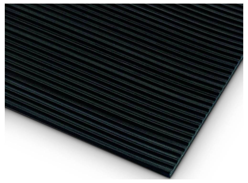 Adam Hall Feinriefenmatte 85970 Gummi Schwarz 10000mm Inhalt: 10m