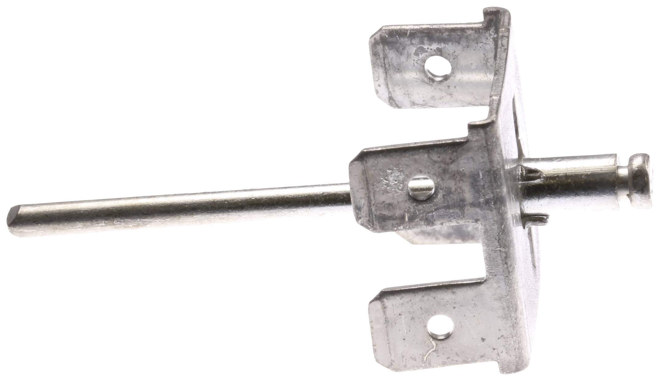 PB Fastener RIV 463 Erdanschluss Steckbreite: 6.3mm Steckdicke: 0.8mm 180° Unisoliert Metall