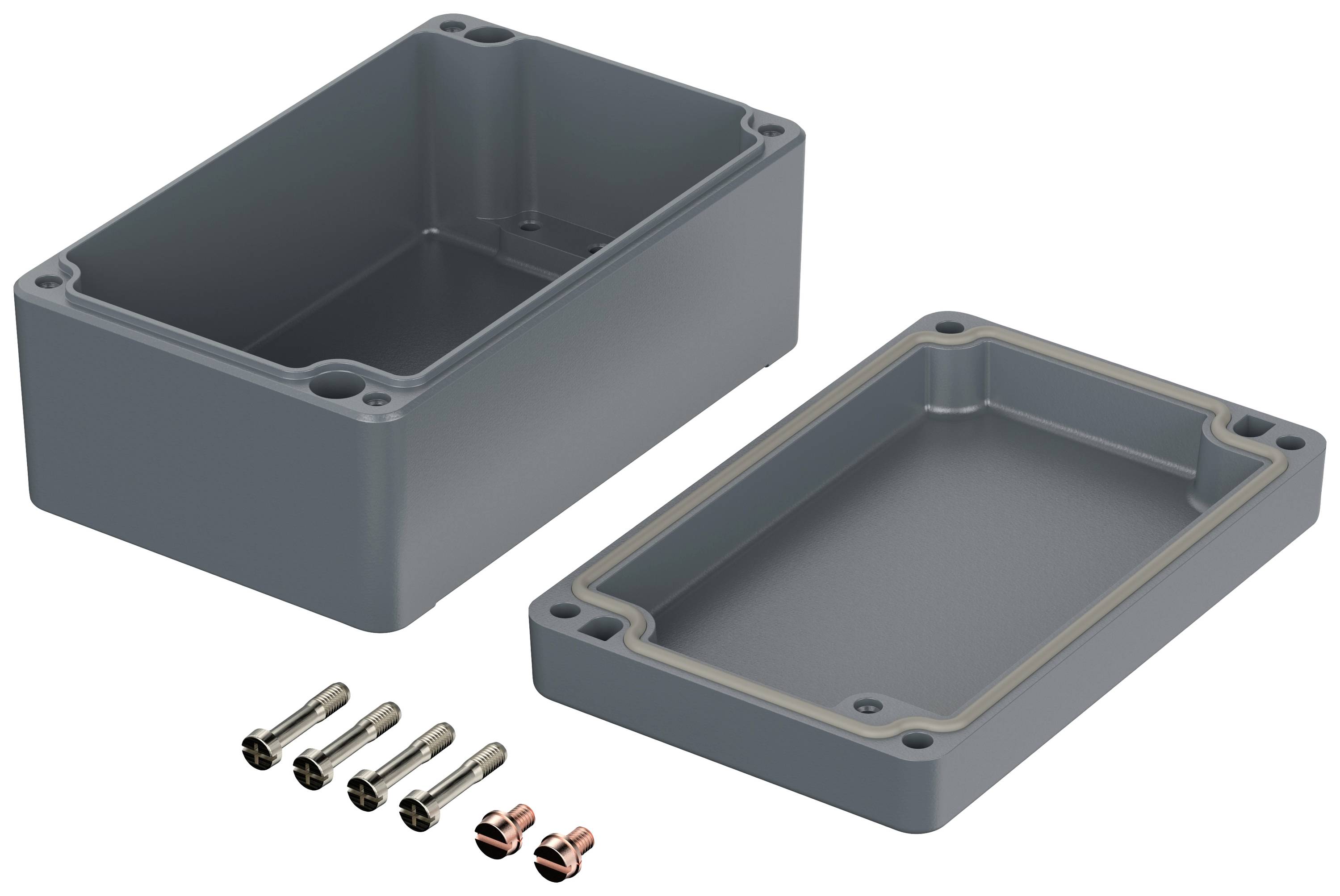 Bopla EUROMAS A 110 01110000 Industrie-Gehäuse 125 x 80 x 57 Aluminium Silber-Grau (RAL 7001) 1St.