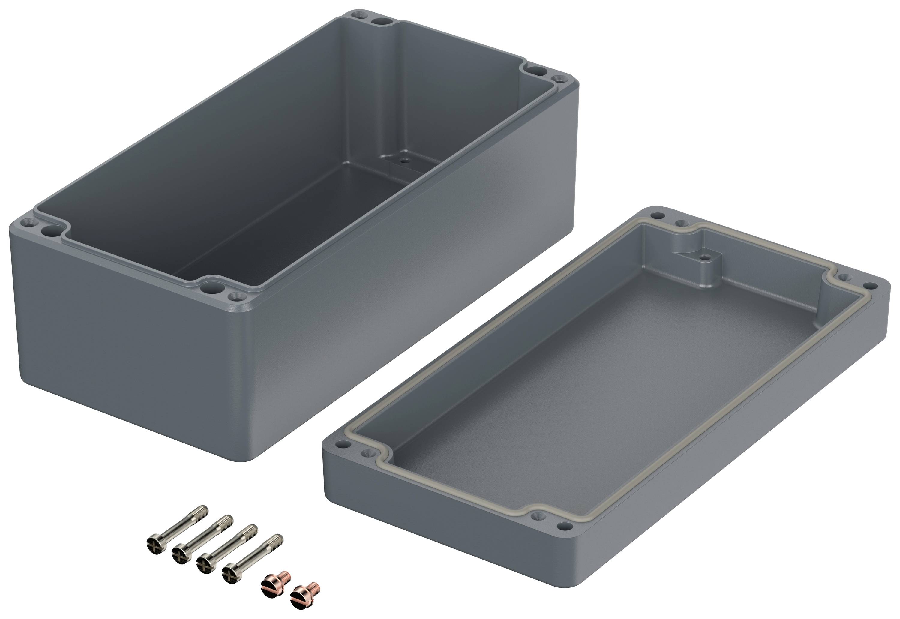 Bopla EUROMAS A 114 01114000 Industrie-Gehäuse 200 x 100 x 80 Aluminium Silber-Grau (RAL 7001) 1St.