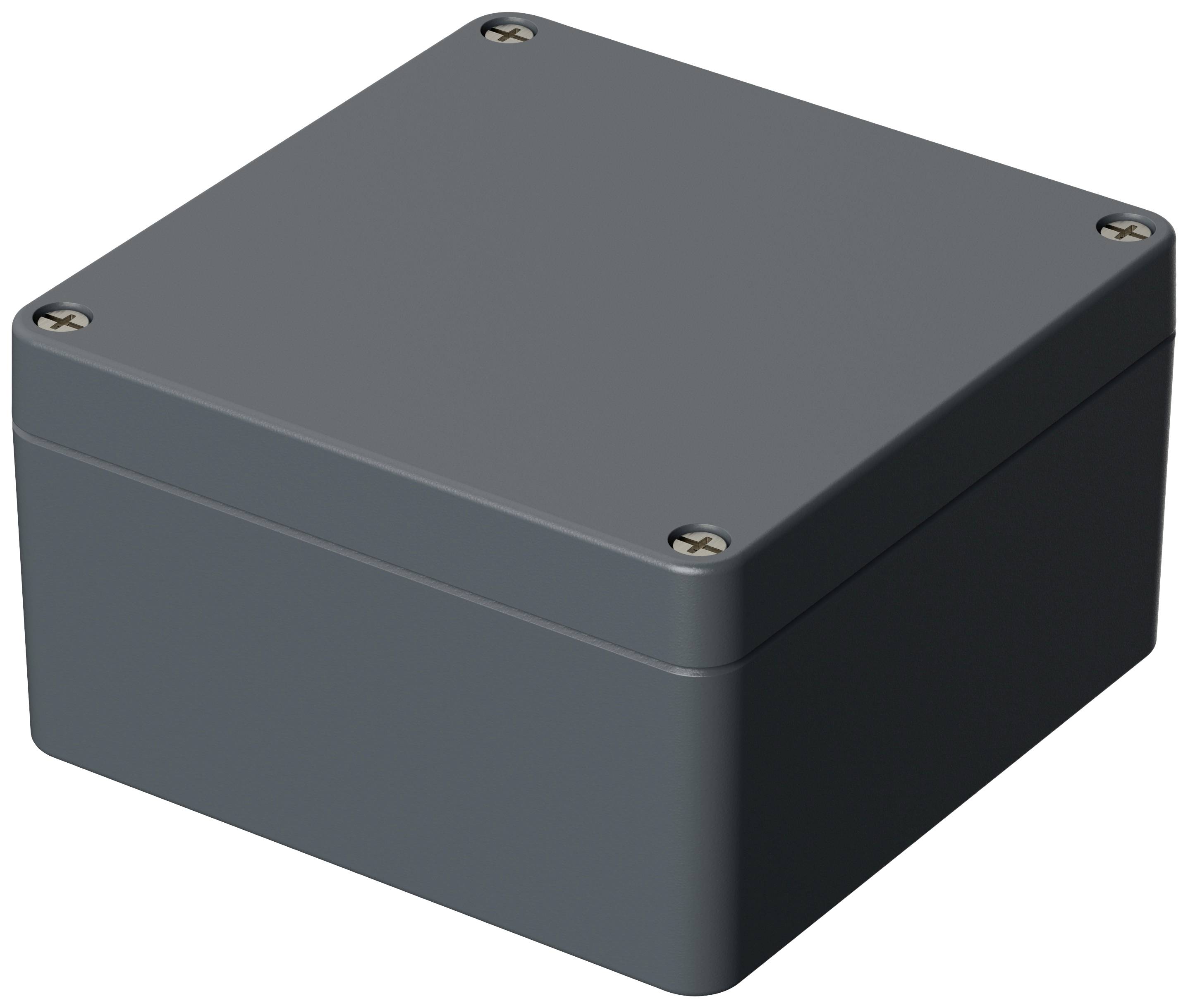 Bopla EUROMAS A 125 01125000 Industrie-Gehäuse 160 x 160 x 90 Aluminium Silber-Grau (RAL 7001) 1St.