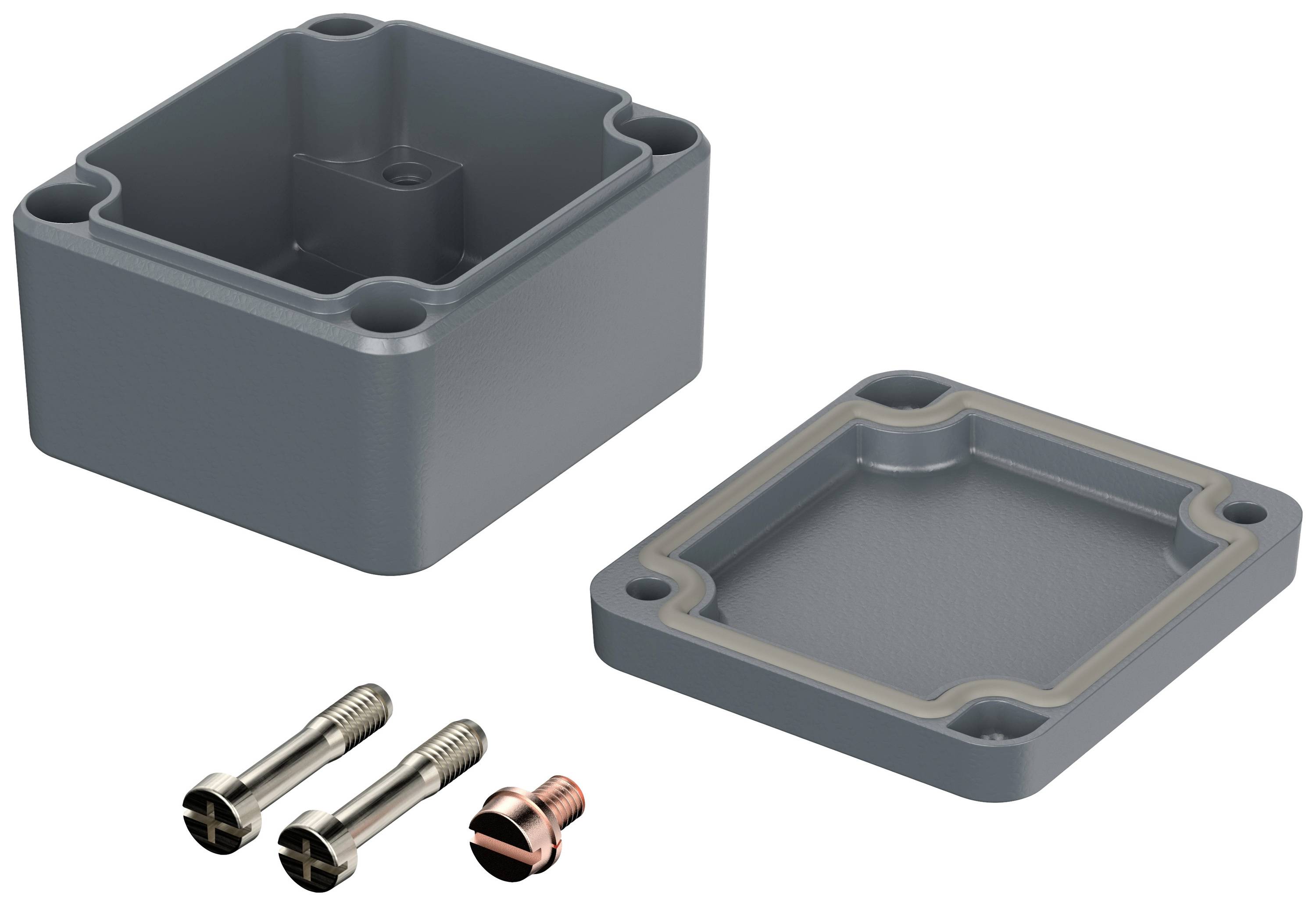 Bopla EUROMAS A 100 01100000 Industrie-Gehäuse 50 x 45 x 30 Aluminium Silber-Grau (RAL 7001) 1St.