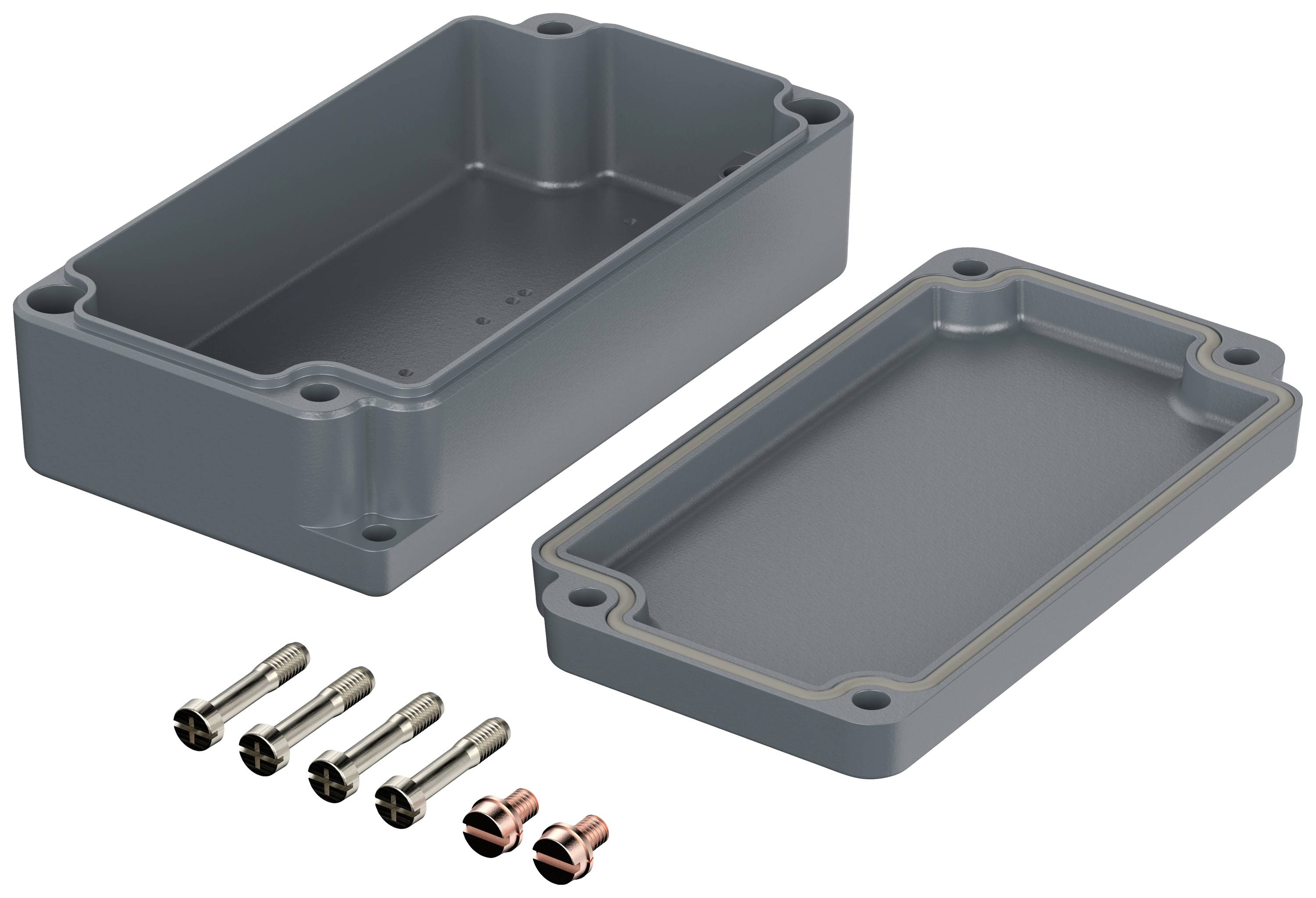 Bopla EUROMAS A 104 01104000 Industrie-Gehäuse 115 x 64 x 34.5 Aluminium Silber-Grau (RAL 7001) 1St.