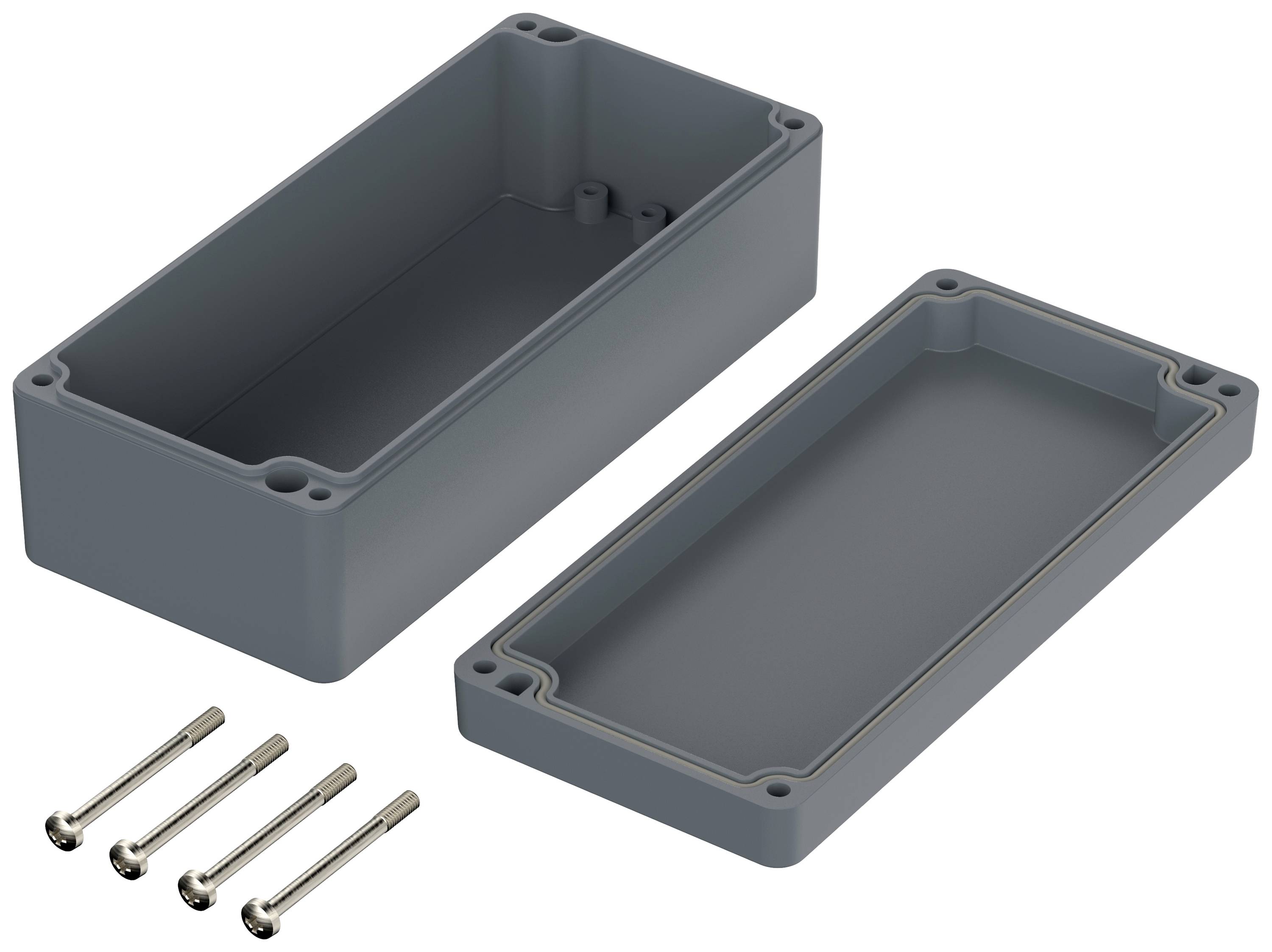 Bopla Polymas PK 115 38115000 Universal-Gehäuse 175 x 80 x 57 Polyamid Silber-Grau (RAL 7001) 1St.