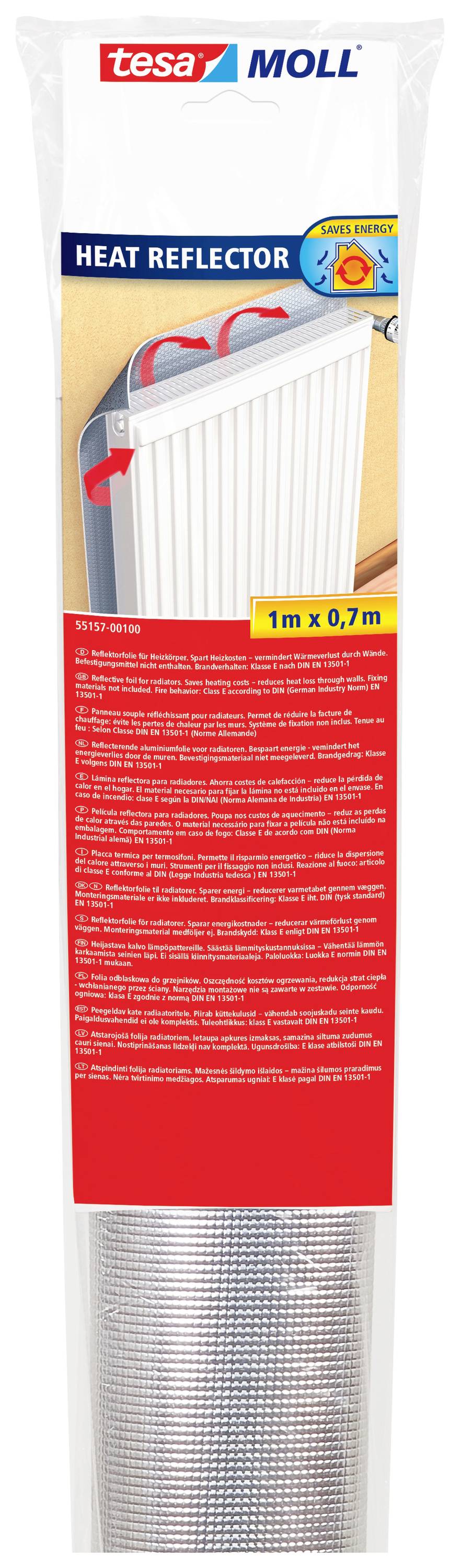 tesa 55157-00100-02 Abdeckpapier tesamoll® Silber (L x B) 1 m x 70 cm 1 St.