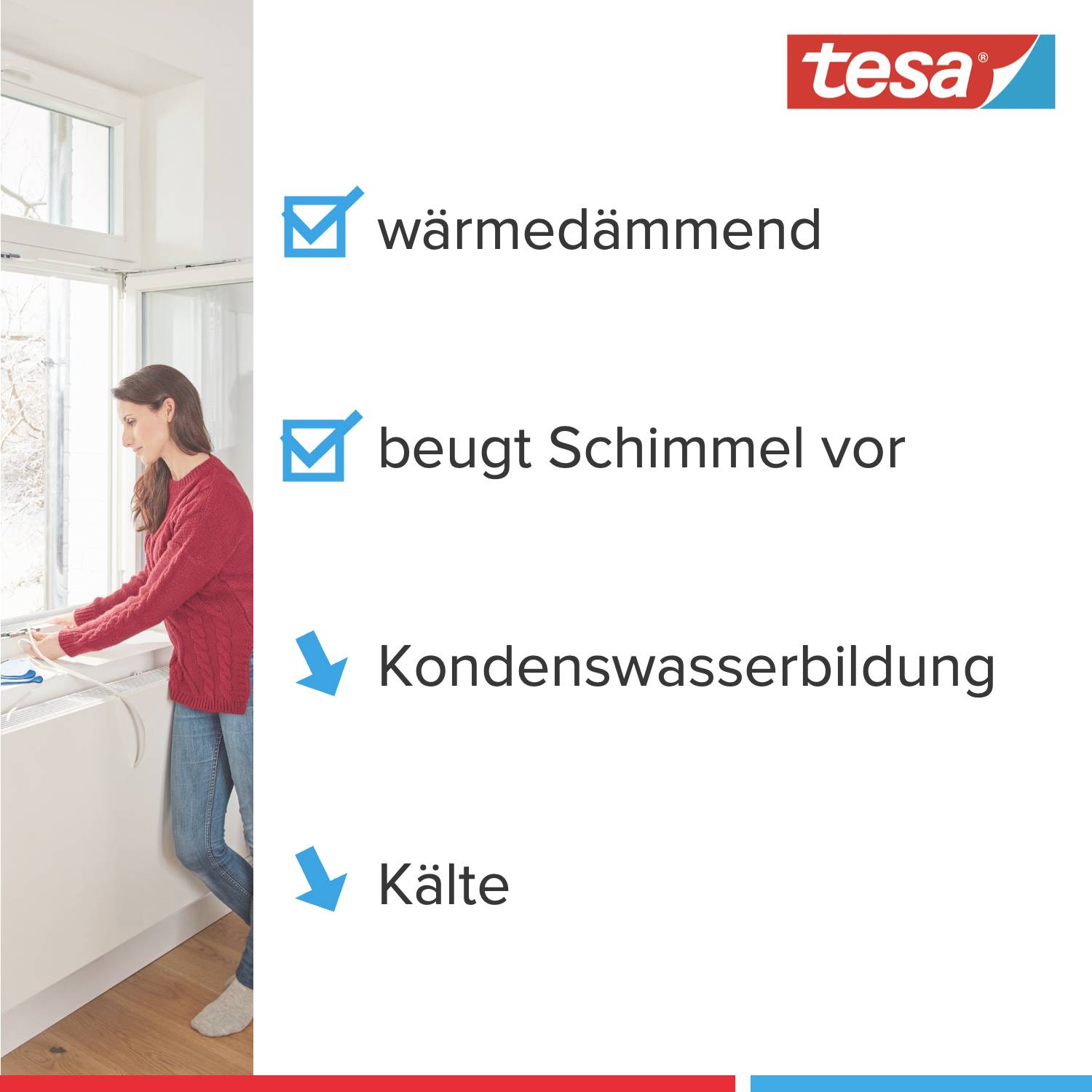 tesa THERMO COVER 05432-00000-01 Isolierfolie tesamoll® Transparent (L x B) 4 m x 1.5 m 1 St.