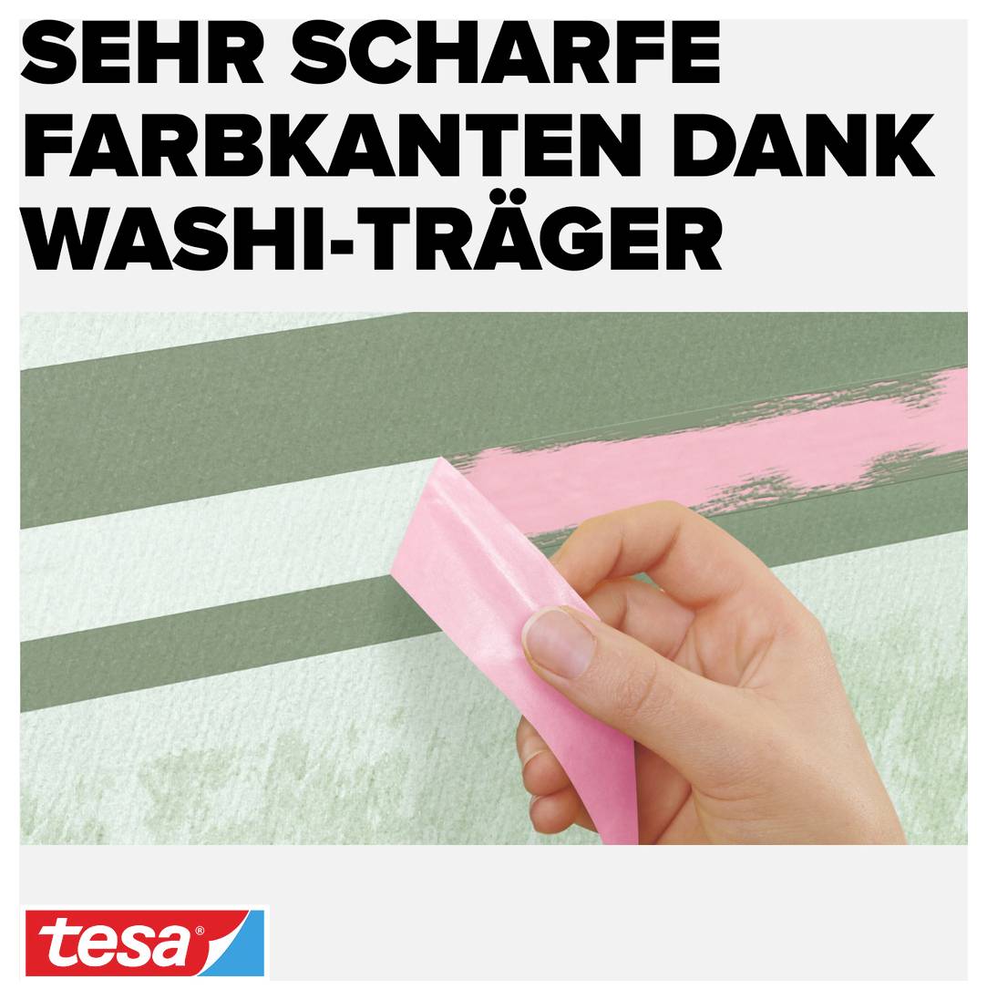 tesa PRECISION SENSITIVE 56261-00000-03 Kreppband tesa® Rosa (L x B) 25 m x 38 mm 1 St.