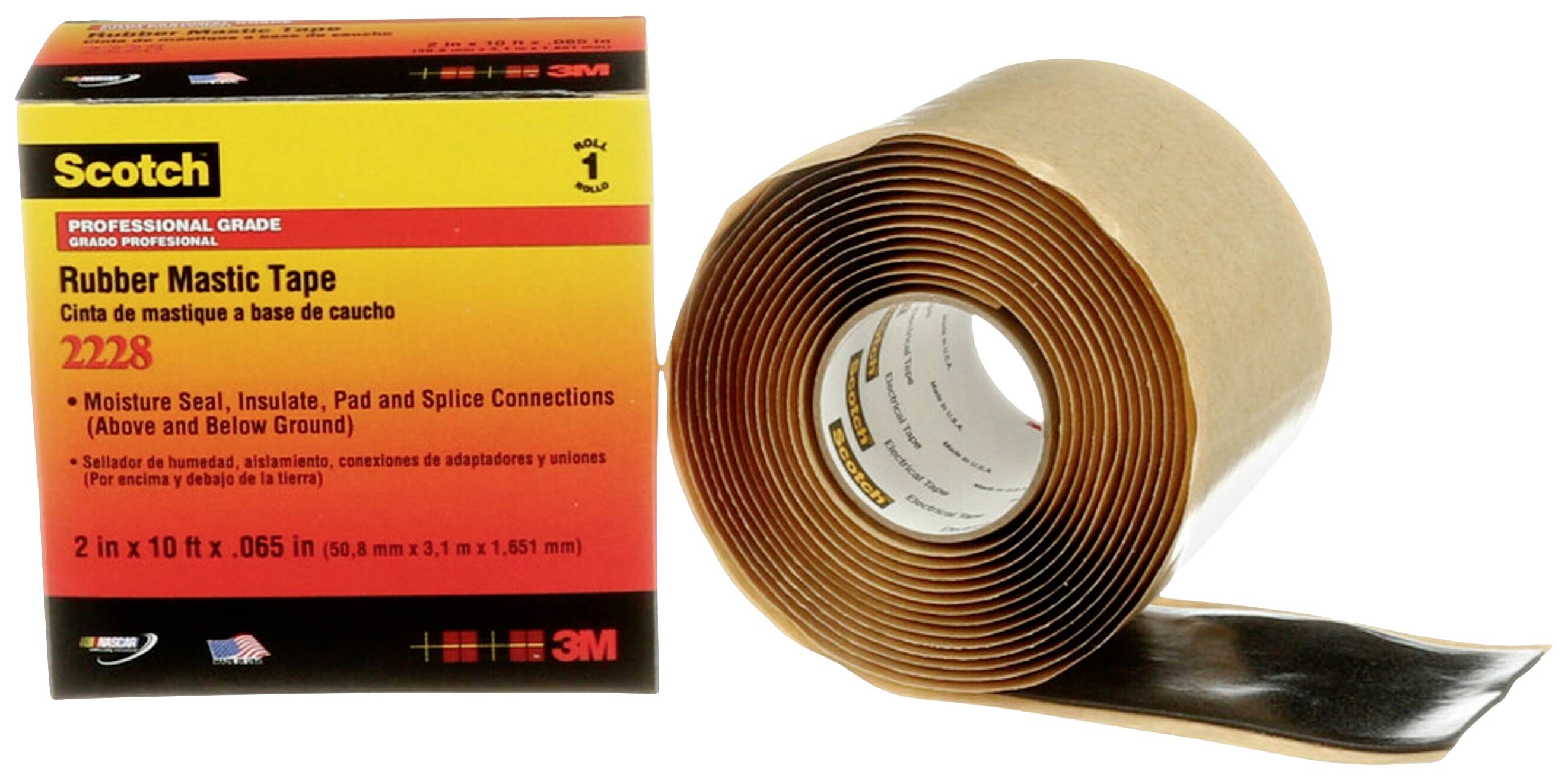 Scotch Scotch™ 2228 SCOTCH2228-50.8X3 Reparaturband Scotch® 2228 Schwarz (L x B) 3.1m x 50mm 1St.