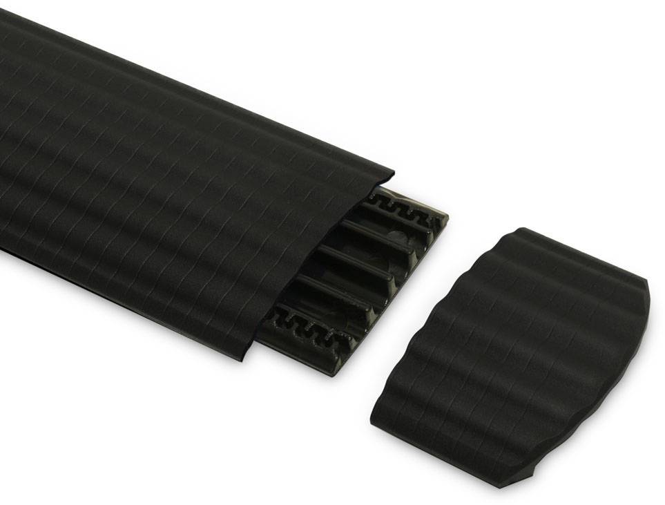 Adam Hall DEFENDER by Endstück 85168 Thermoplastisches Polyurethan (TPU) Schwarz Anzahl Kanäle: 4 90mm Inhalt: 1St.