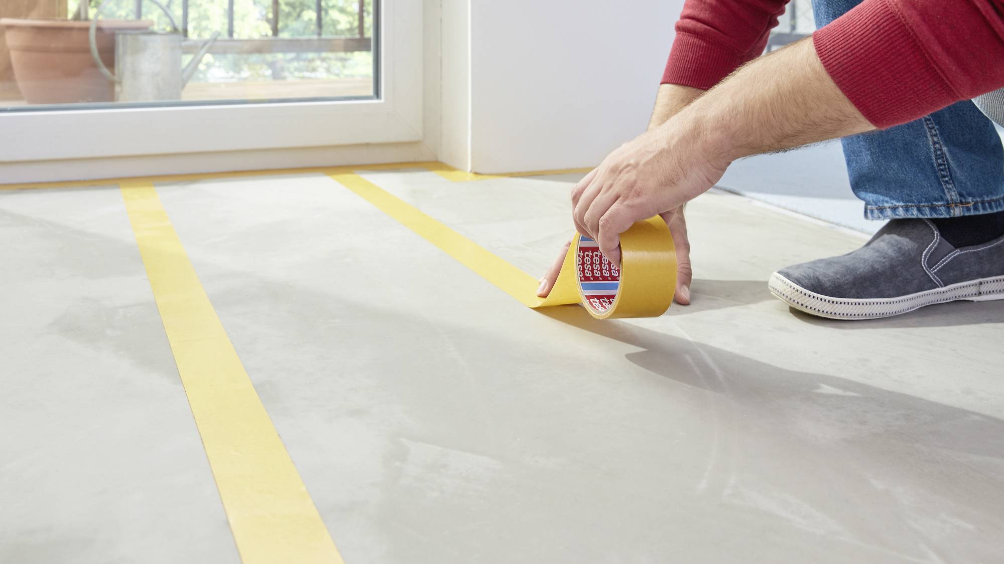 tesa EXTRA STRONG 05686-00018-11 Verlegeband Orange (L x B) 10 m x 50 mm 1 St.