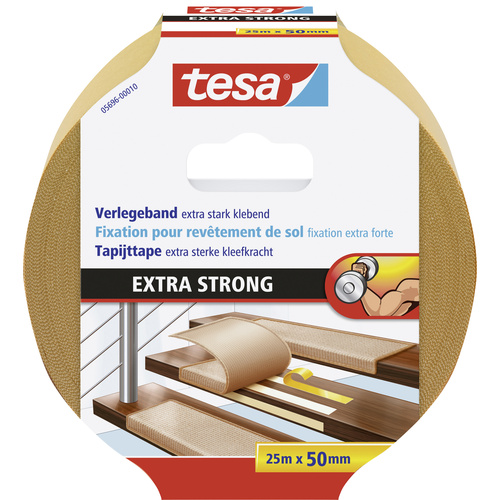 TESA EXTRA STRONG 05696-00010-11 Verlegeband Orange (L x B) 25m x 50mm 1St.