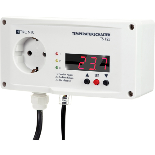 H-Tronic TS 125 Thermo-interrupteur -55 - +125 °C 3000 W