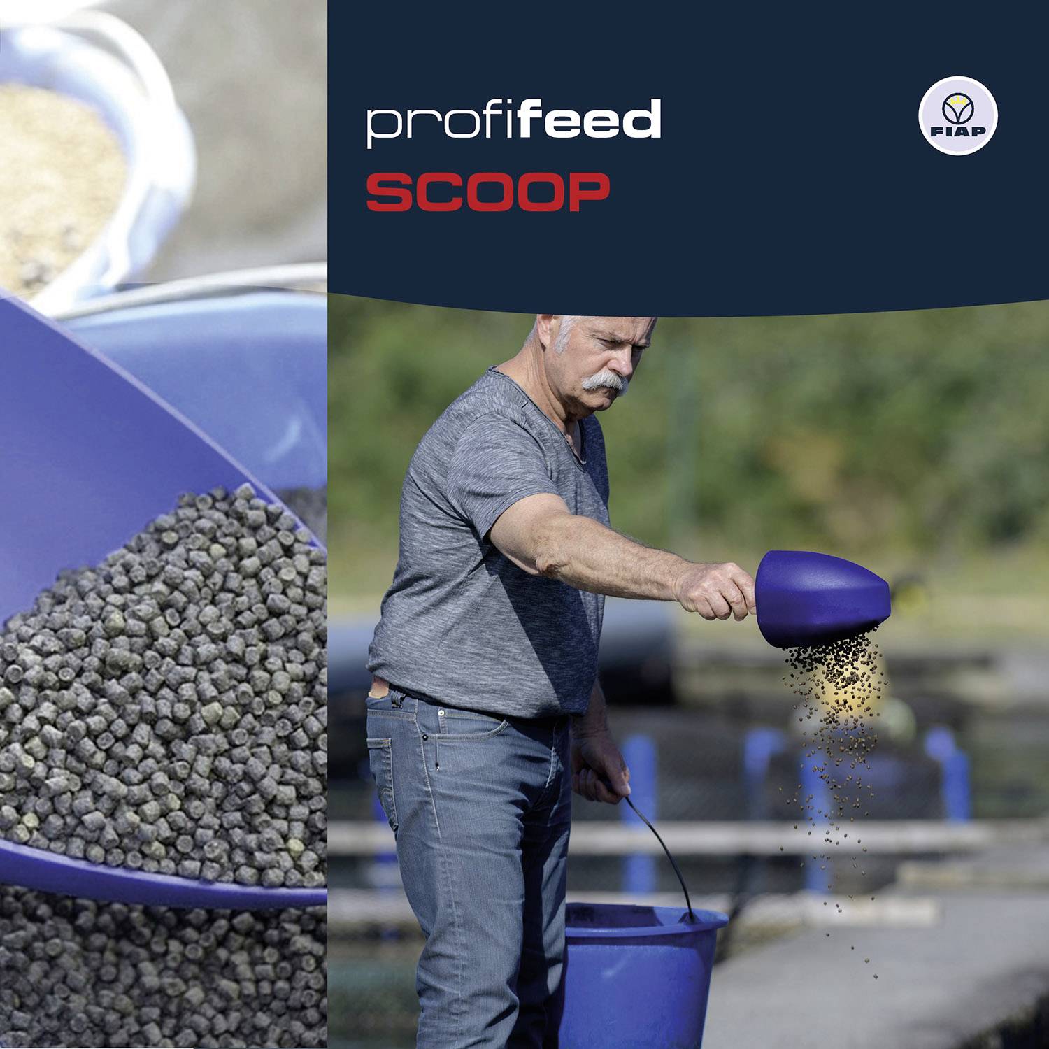 FIAP 1596 profifeed SCOOP 1.000 Teichbau-Schaufel 1St.