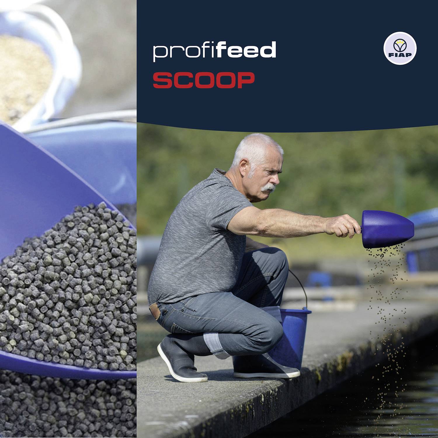 FIAP 1596 profifeed SCOOP 1.000 Teichbau-Schaufel 1St.