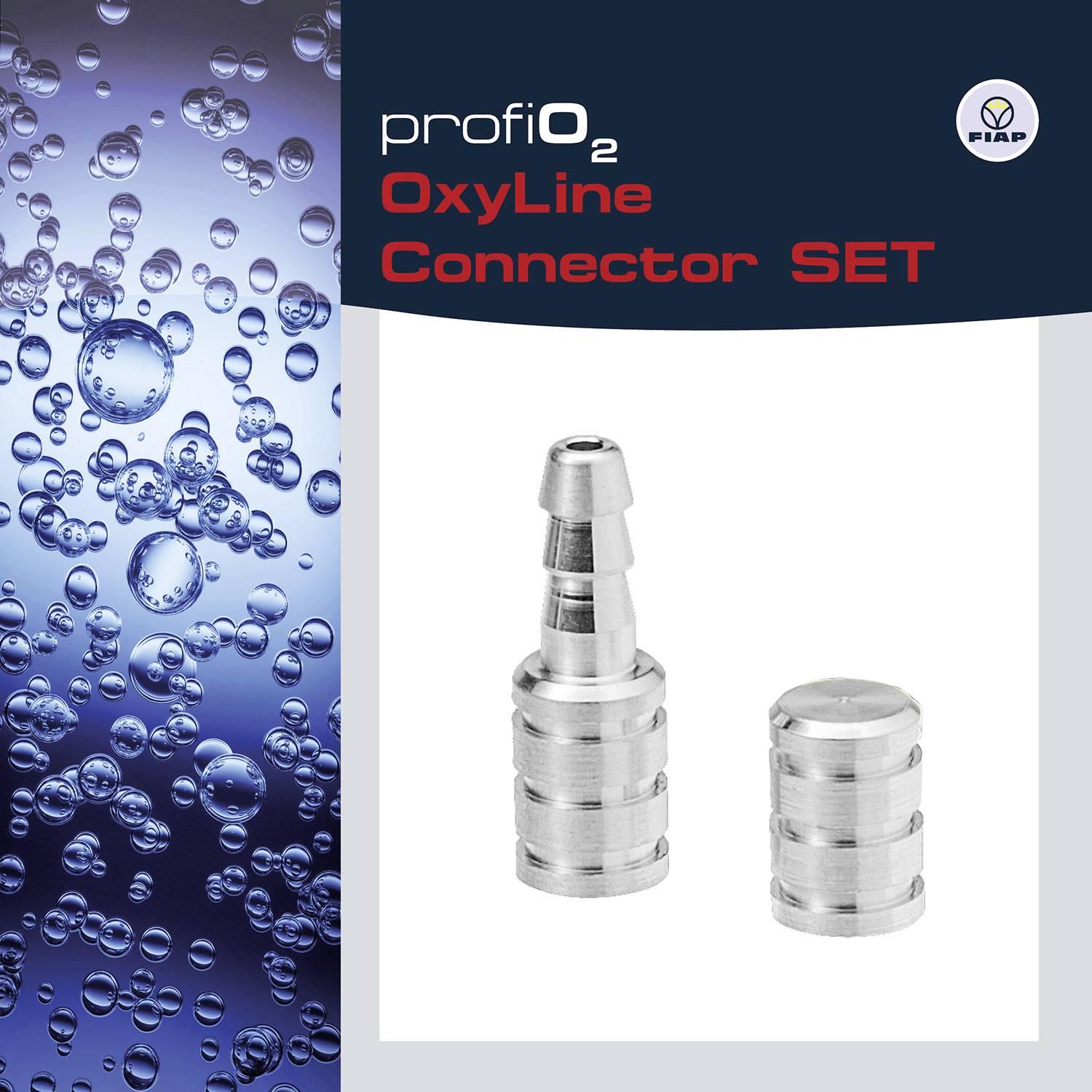 FIAP 1884 profiO₂ OxyLine Connector SET Verbinder für Luftschlauch