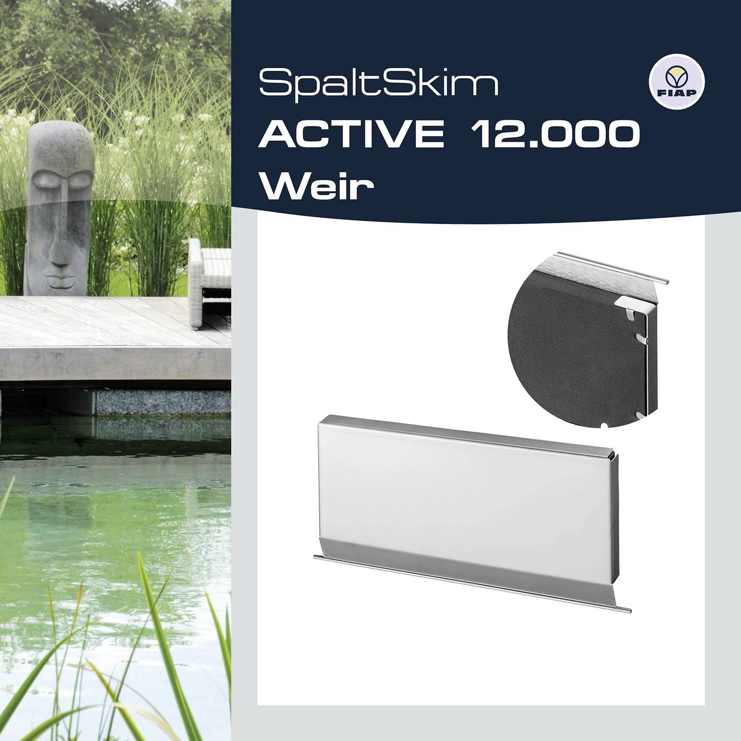 FIAP 2404-5 SpaltSkim ACTIVE 12.000 Weir Skimmerwehr (L x B x H) 266 x 140 x 26mm 1St.
