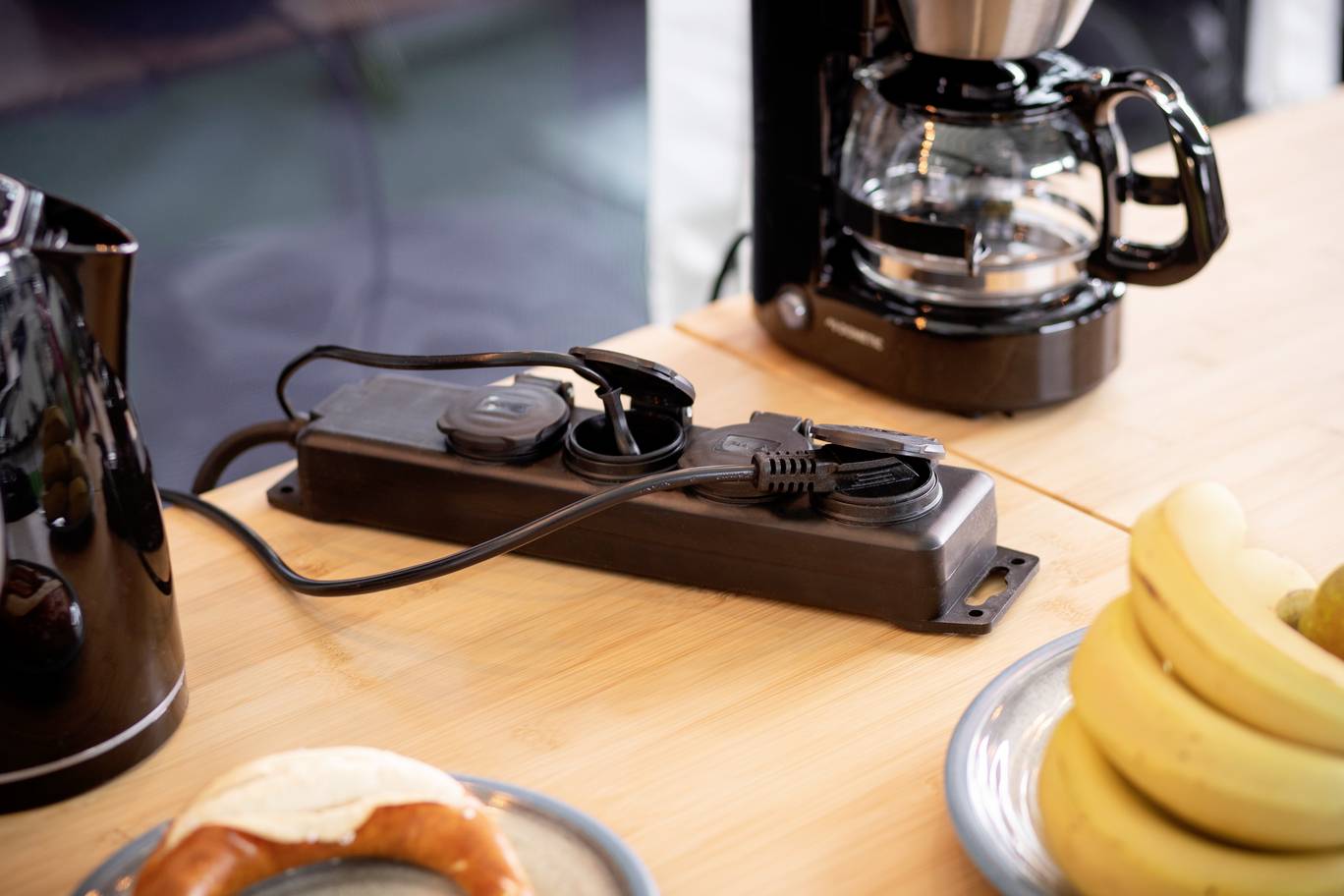 Brennenstuhl 1159960 Steckdosenleiste 4fach Schwarz Schutzkontakt 1 St.