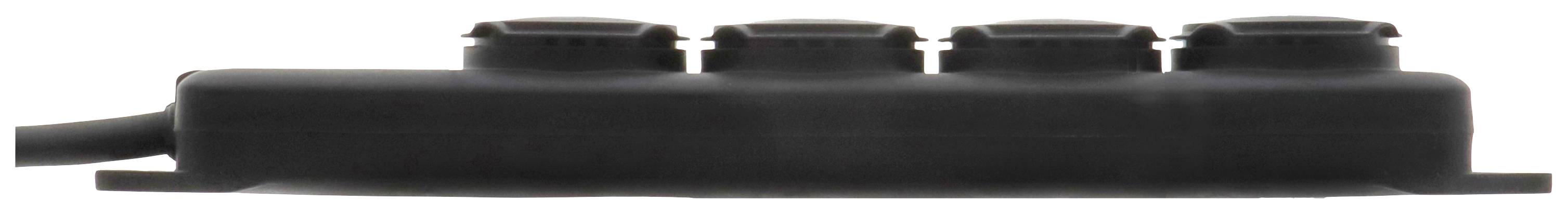 Brennenstuhl 1159960 Steckdosenleiste 4fach Schwarz Schutzkontakt 1 St.