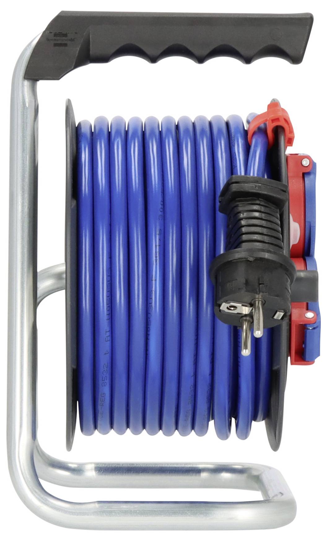 Brennenstuhl 1079850 Kabeltrommel 15 m Blau Schutzkontakt-Stecker