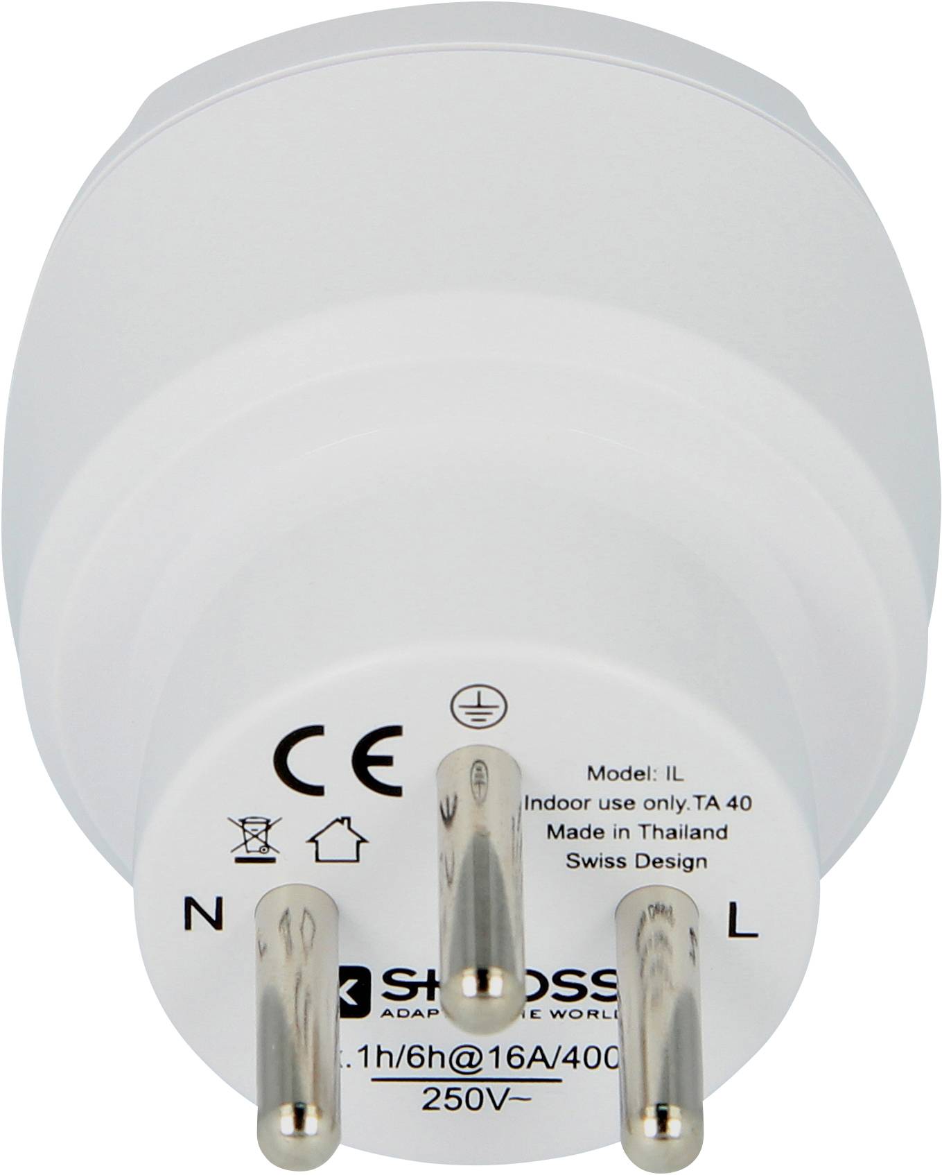 Skross 1.500216 Reiseadapter  Combo World to Israel