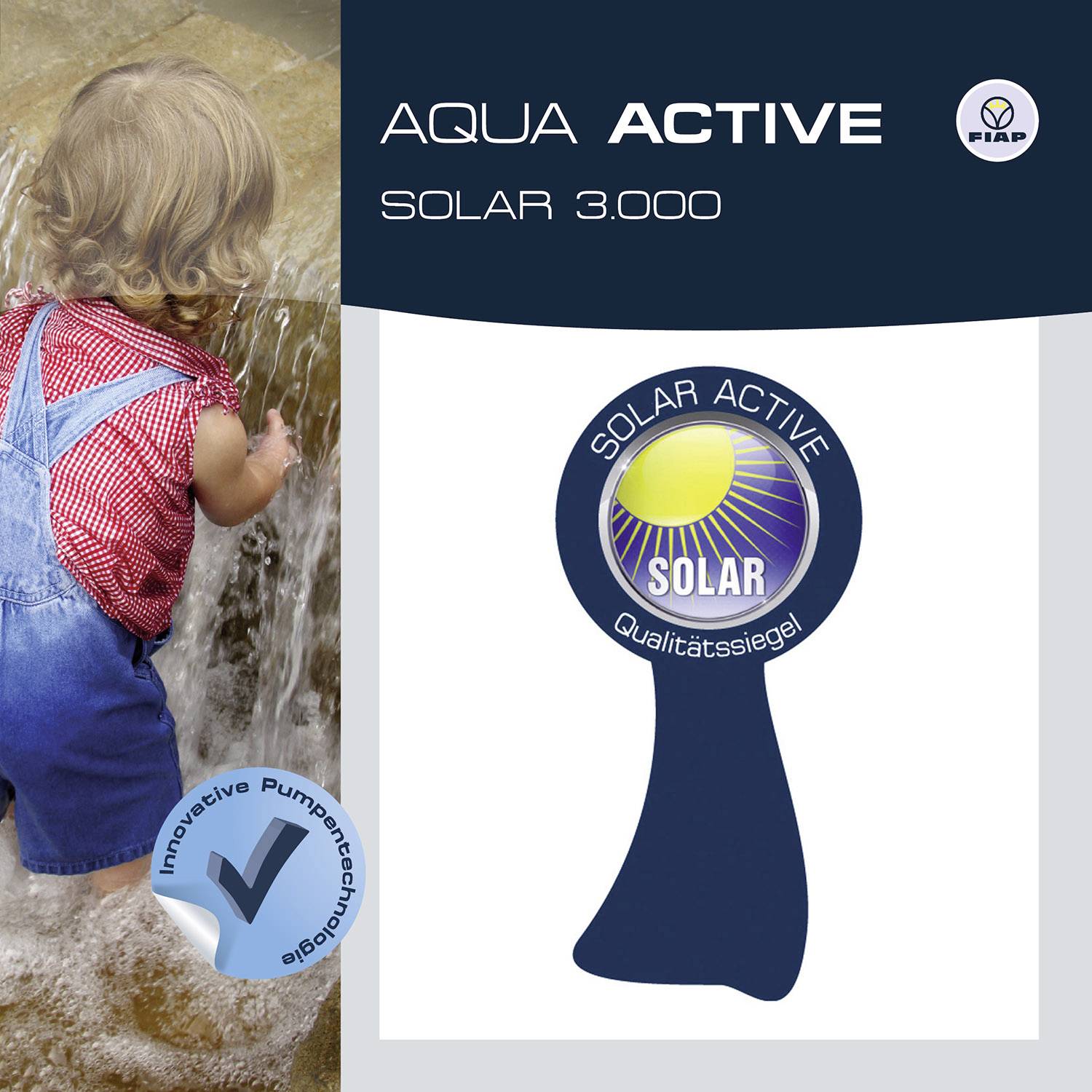 FIAP 2764 Aqua Active Solar 3.000 Solar-Bachlaufpumpenset