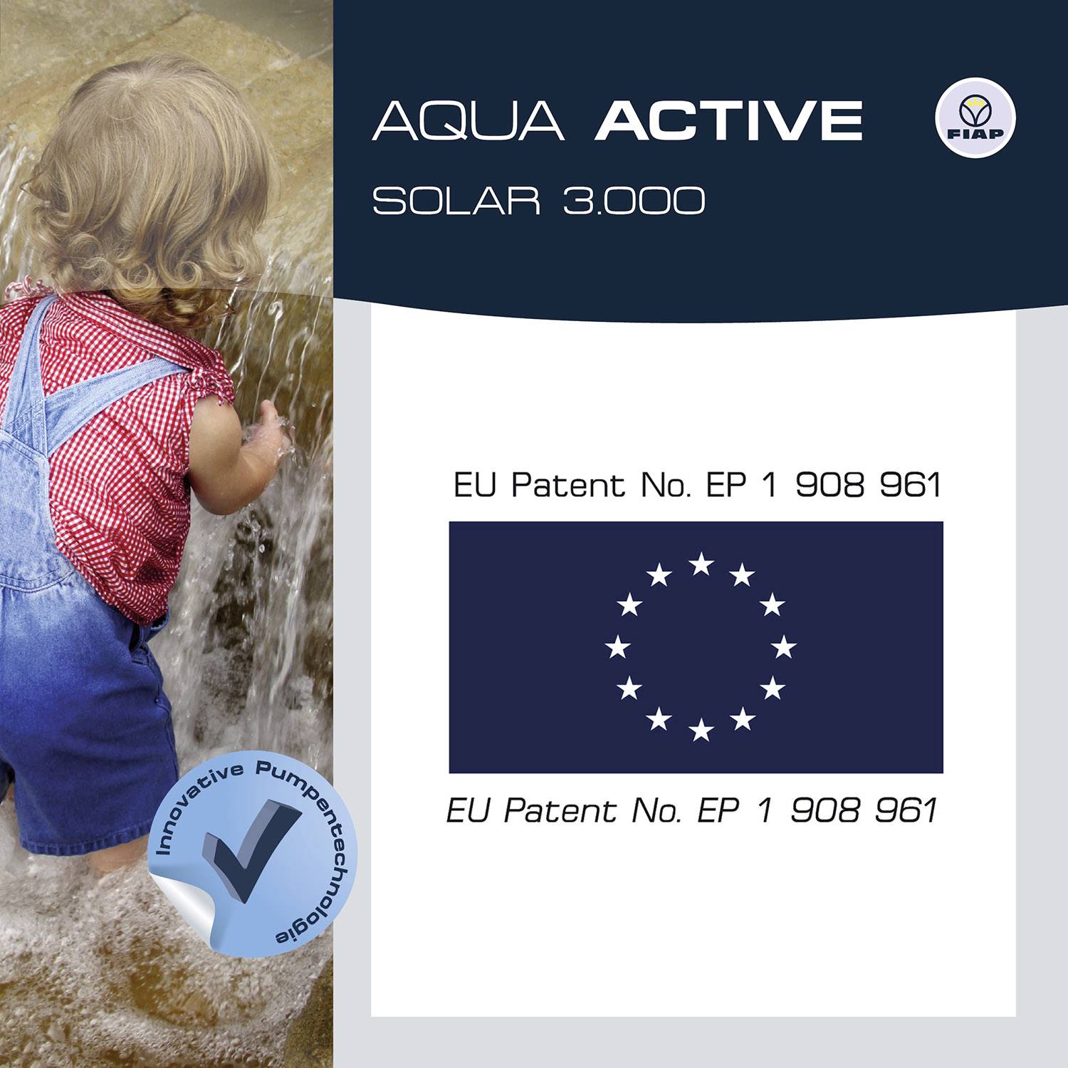 FIAP 2764 Aqua Active Solar 3.000 Solar-Bachlaufpumpenset