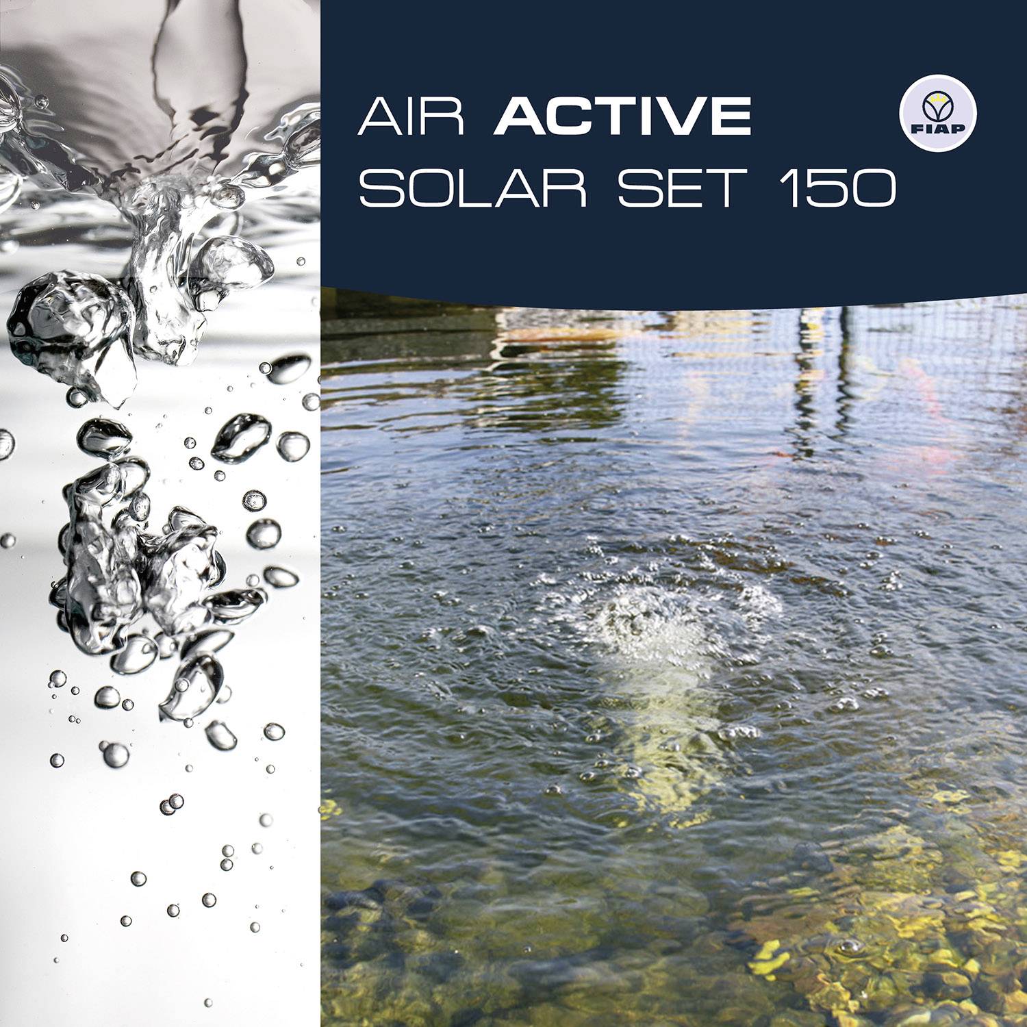 FIAP 2974 Air Active Solar SET 150 Solar-Teichbelüfter 150 l/h