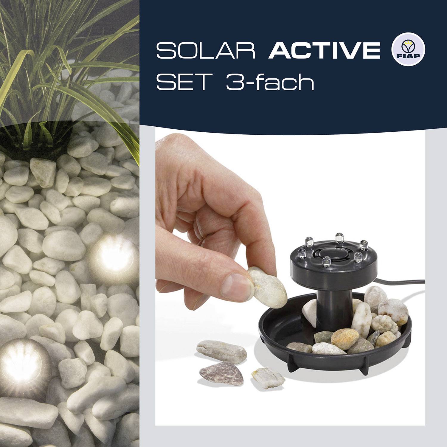 FIAP 3200 Teichbeleuchtung 3er Set LED 1W Dunkelblau