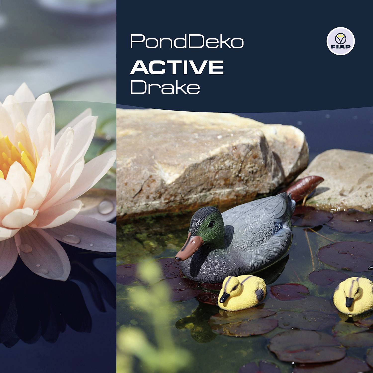 FIAP 2330 Deco Active Drake Deko-Figur Erpel Kunststoff