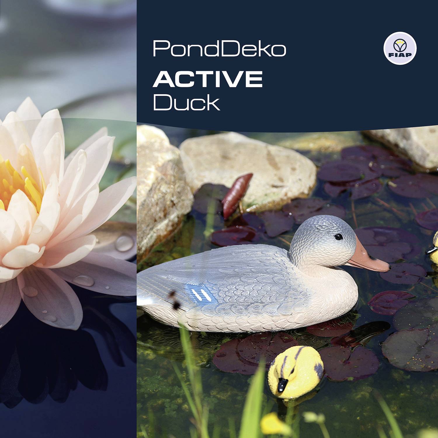 FIAP 2331 Deco Active Duck Deko-Figur Ente Kunststoff