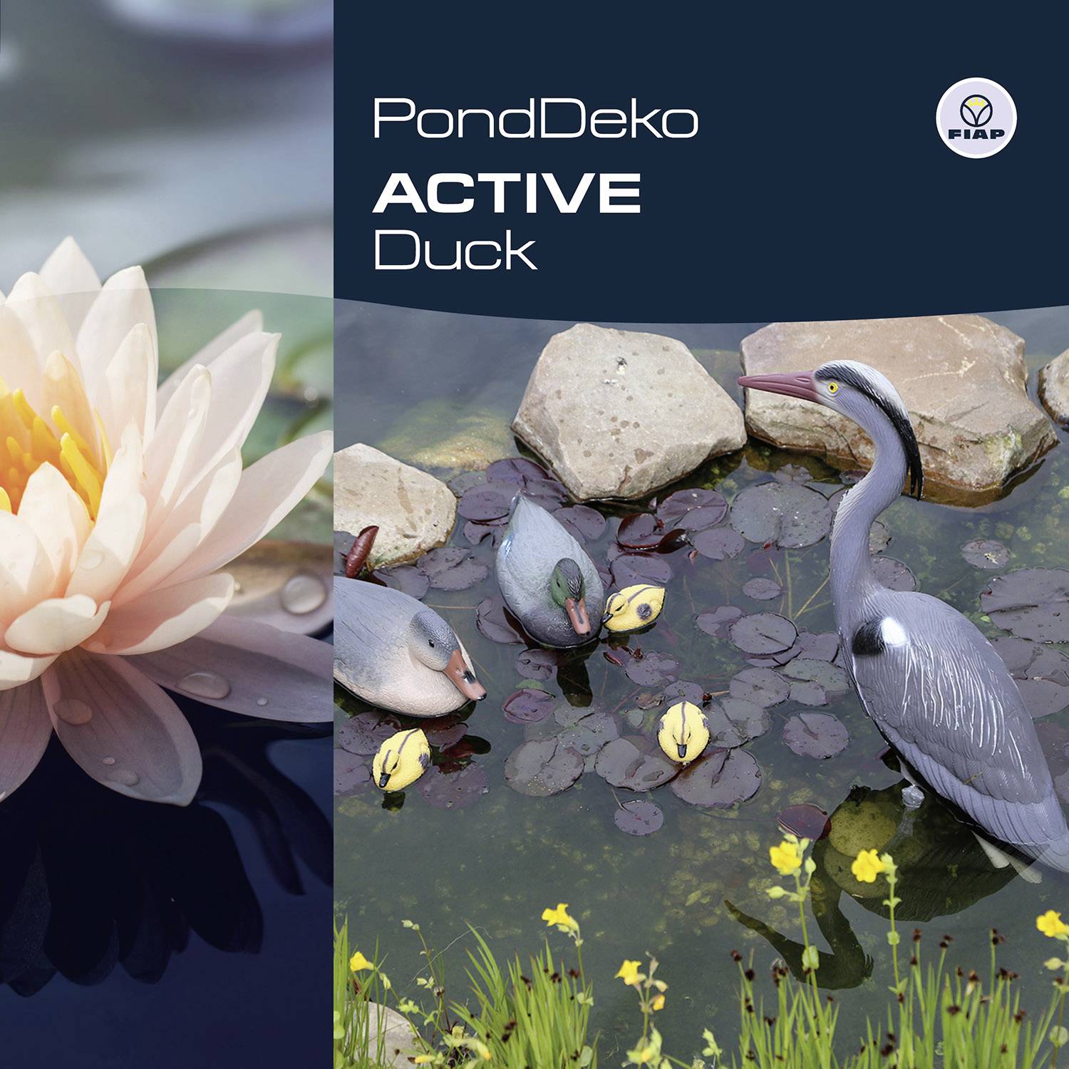 FIAP 2331 Deco Active Duck Deko-Figur Ente Kunststoff
