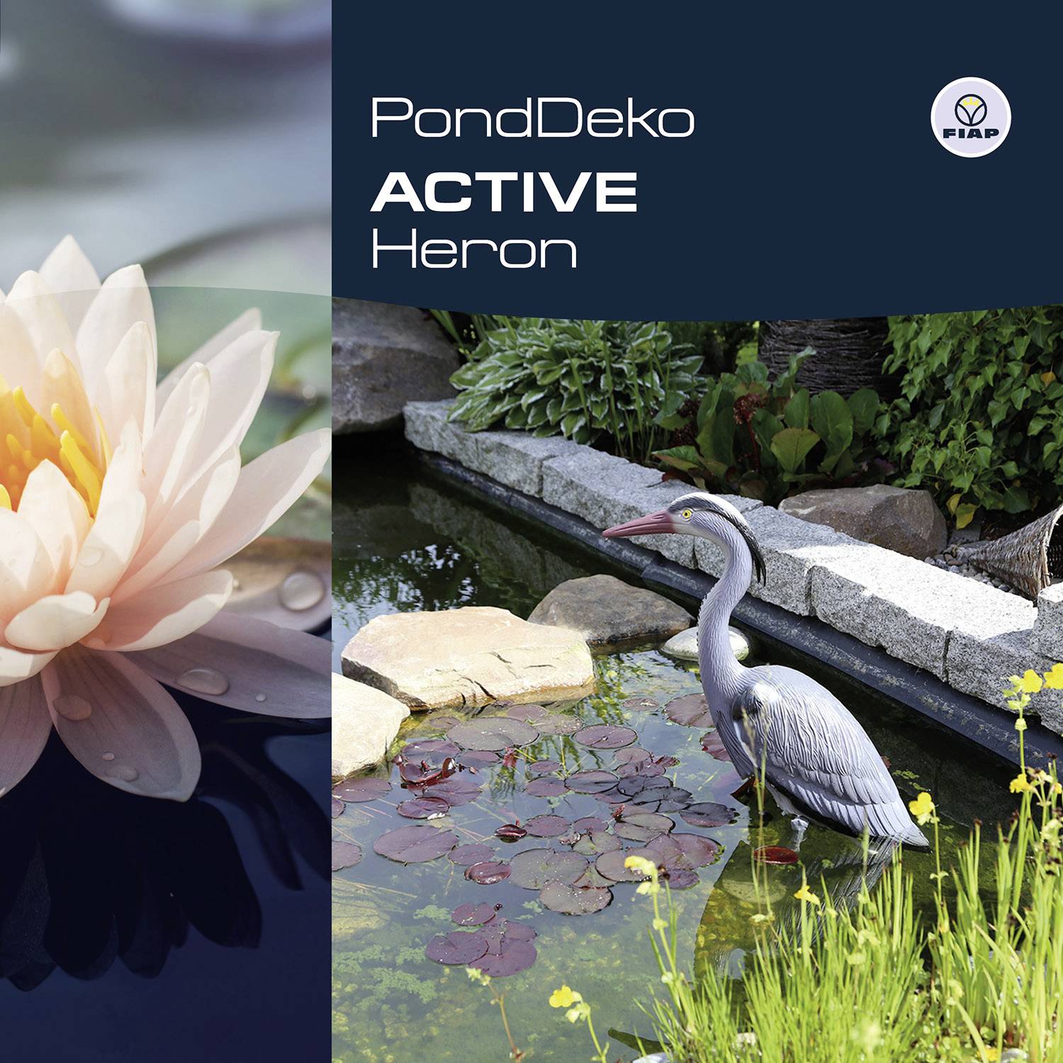 FIAP 2333 Deco Active Heron Deko-Figur Fischreiher Kunststoff