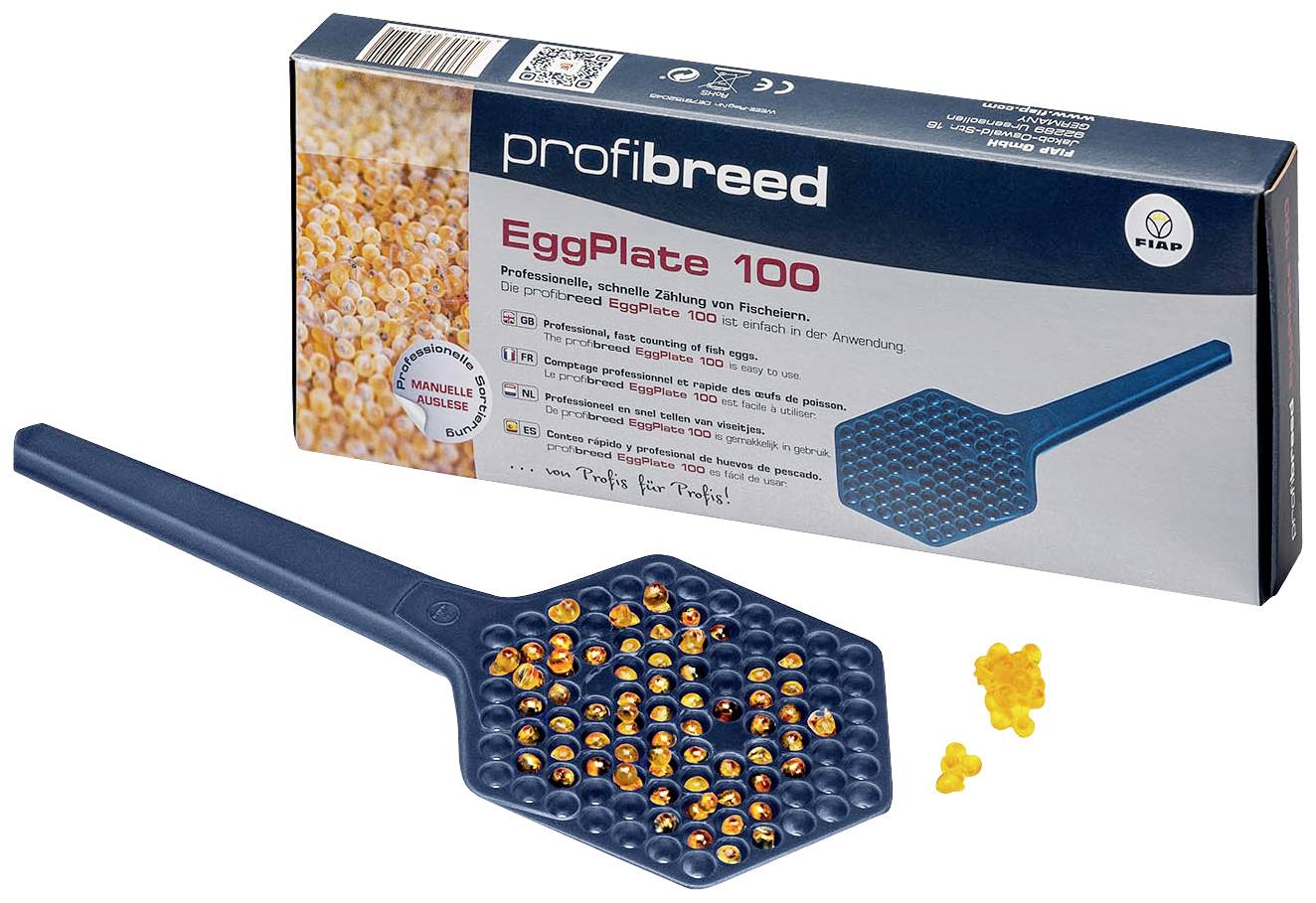 FIAP 1400 Fisch-Eierzählplatte (L x B x H) 170 x 85 x 5mm