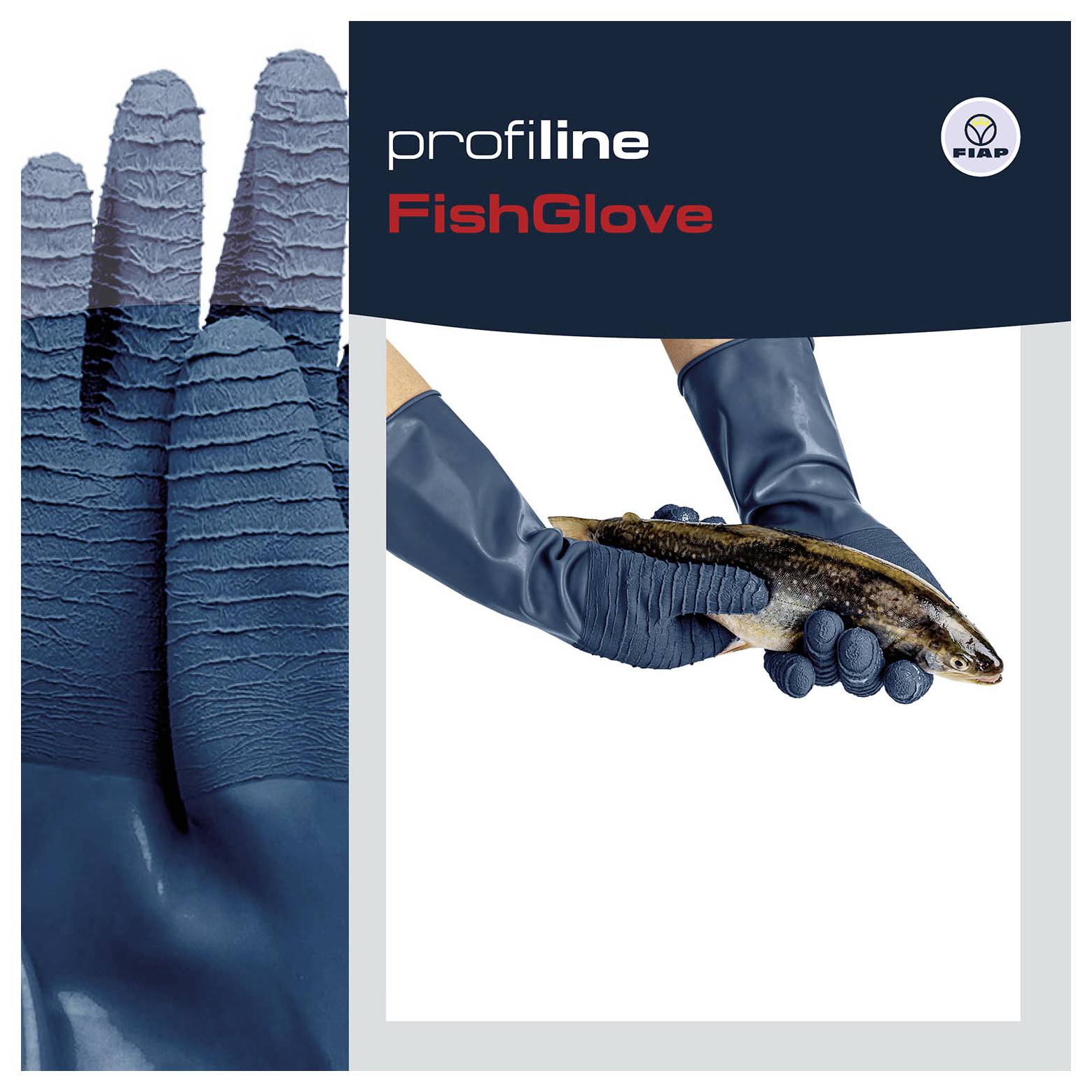 FIAP 1701 Naturlatex Fischhandschuh Größe (Handschuhe): 9 1St.
