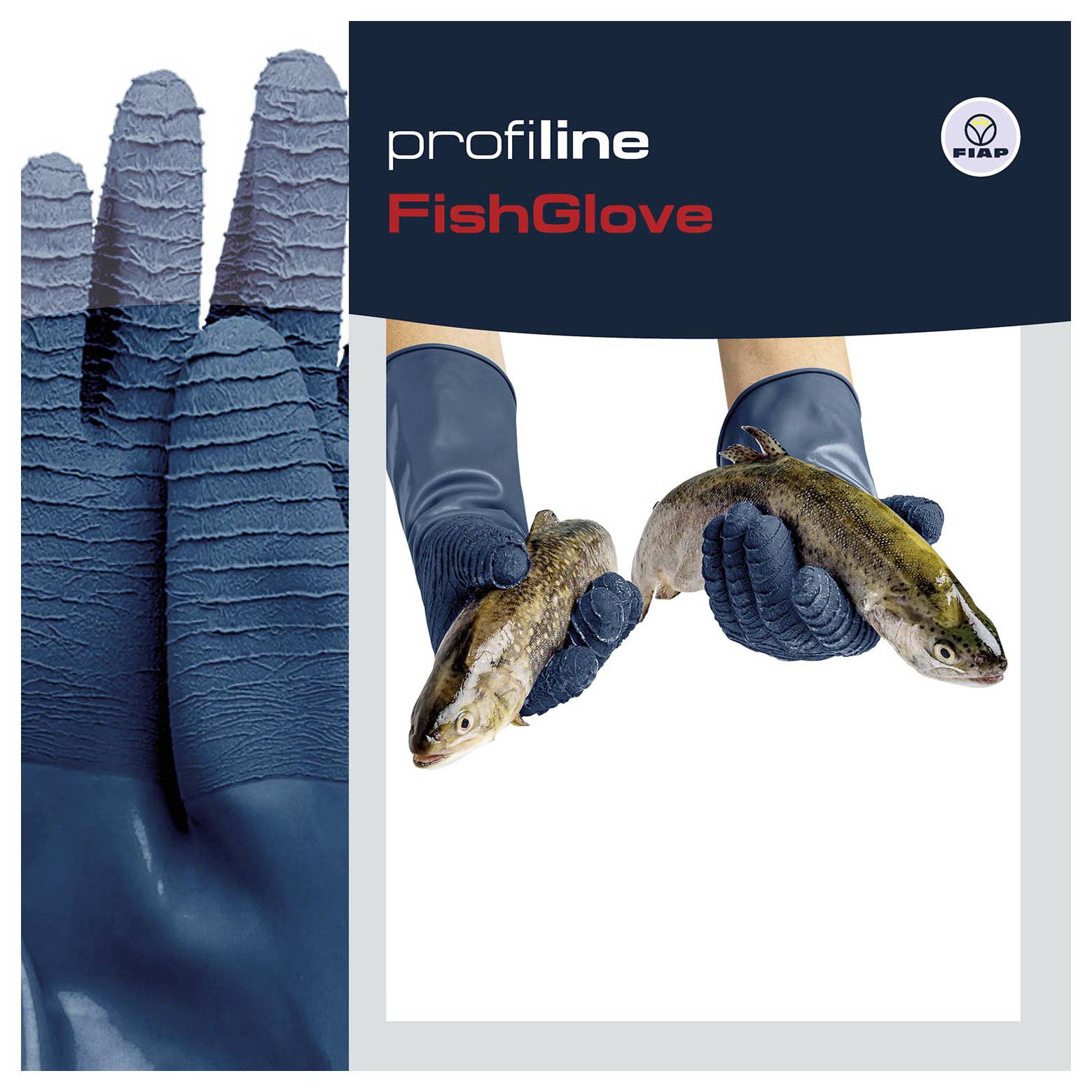 FIAP 1702 Naturlatex Fischhandschuh Größe (Handschuhe): 10 1St.